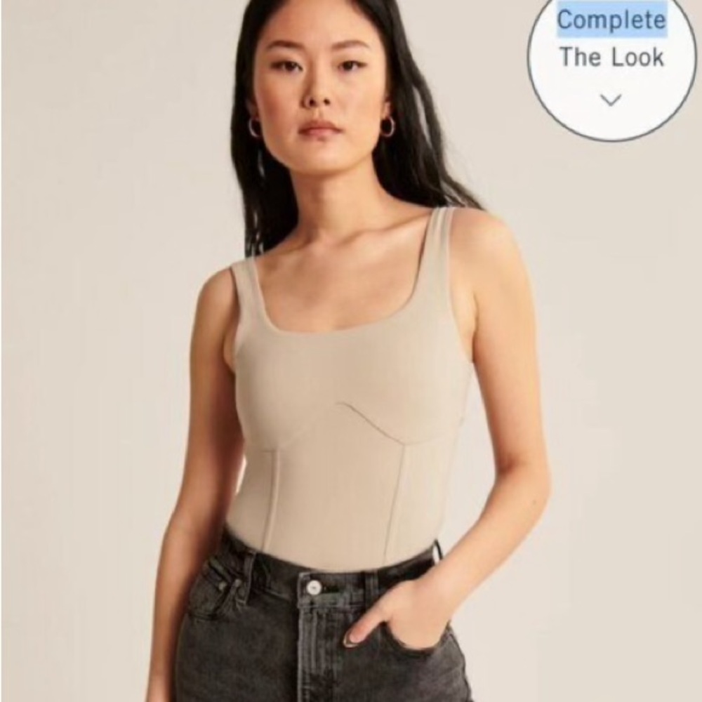 Abercrombie & Fitch Corset Bodysuit, size Large, multiple colors